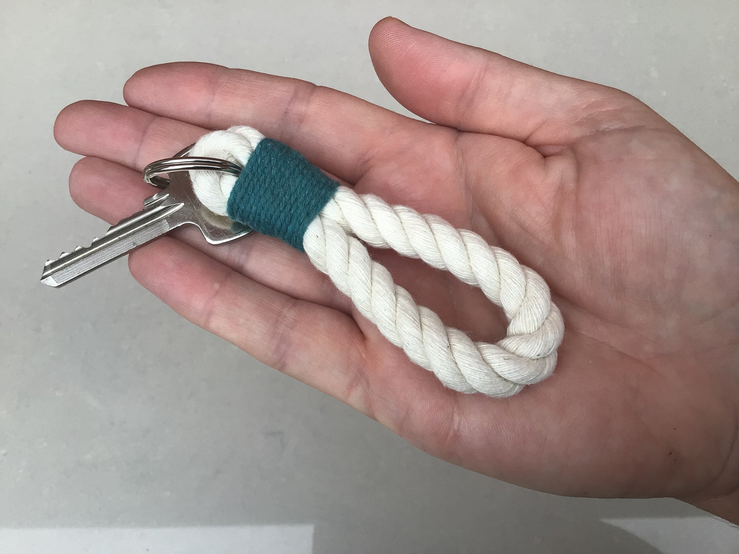 Black Rope Key Ring - FREE POSTAGE π¦