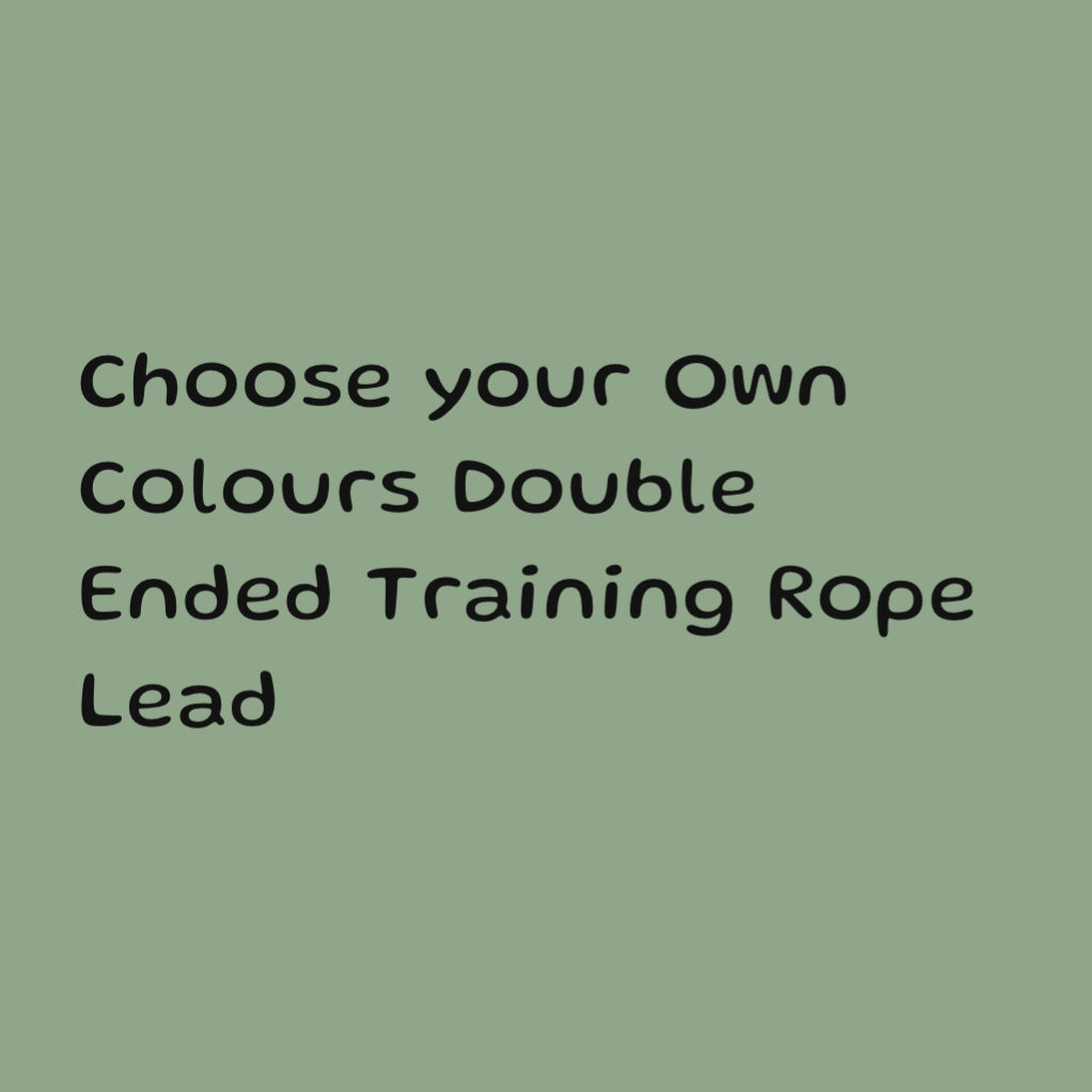 Choose Your Own Colours Double Ended Training Rope Lead