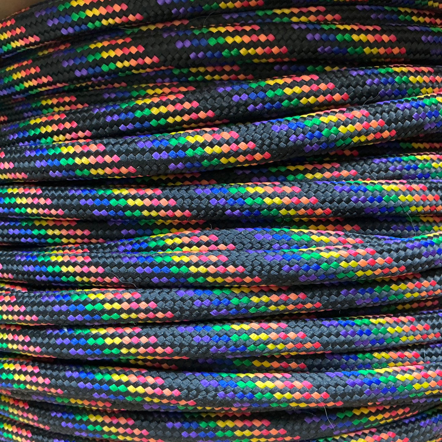 Rainbow Rope Dog Lead