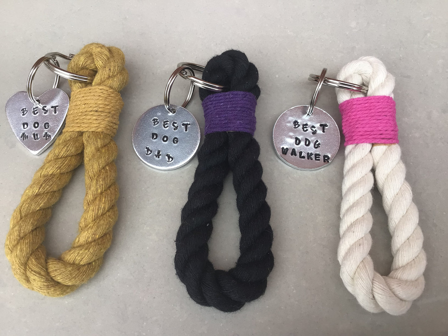 Dog Mum Rope Key Ring - FREE POSTAGE 📦