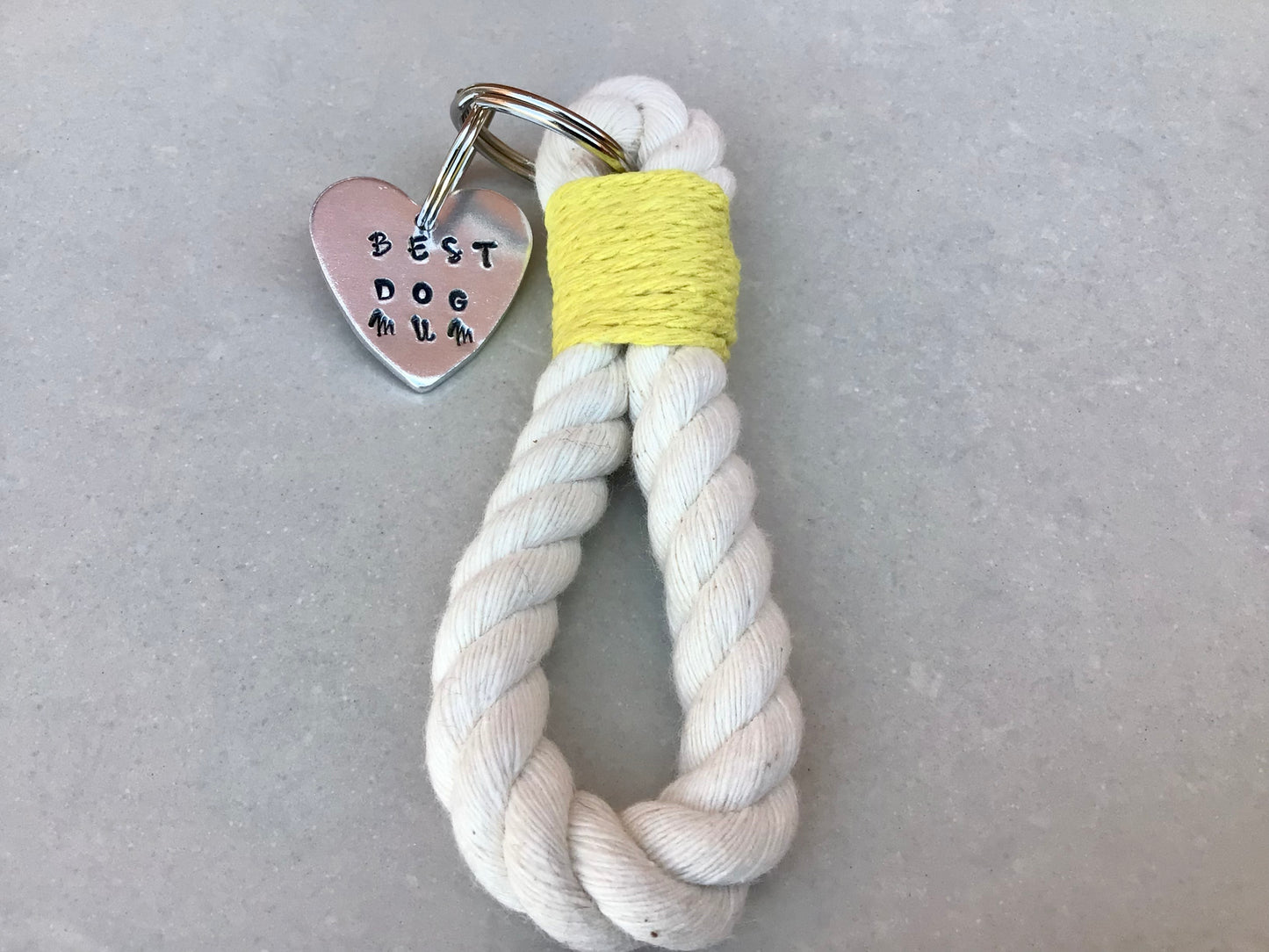 Dog Mum Rope Key Ring - FREE POSTAGE 📦