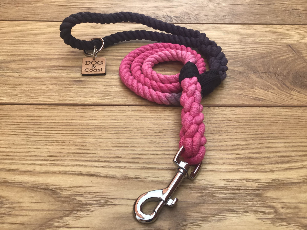 Hot Pink Rope Lead DOG & Coast