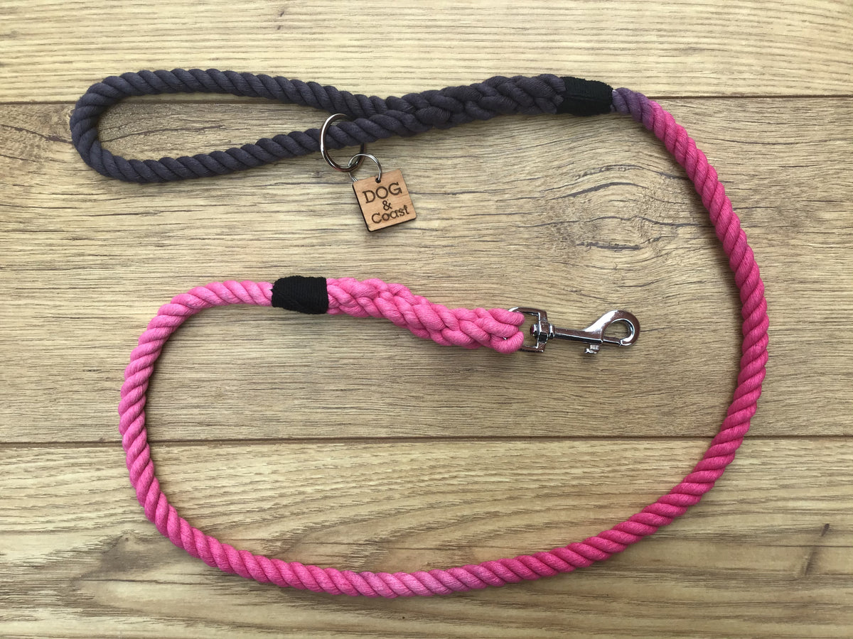 Hot Pink Rope Lead DOG & Coast