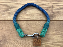 Load image into Gallery viewer, Green &amp; Blue Rope Collar
