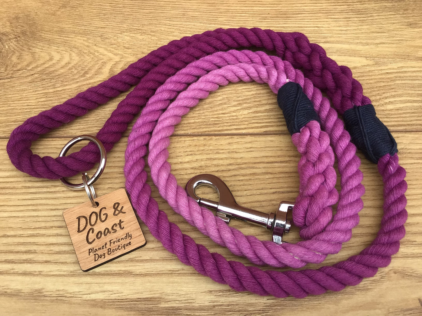 Purple ombré Rope Lead