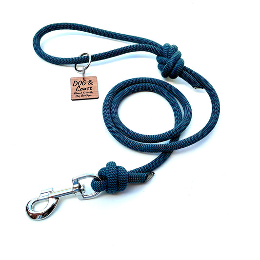 Blue Climbing Rope Lead