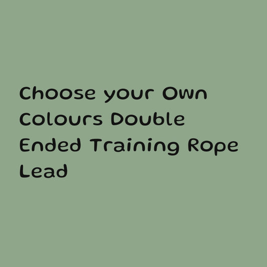 Choose Your Own Colours Double Ended Training Rope Lead