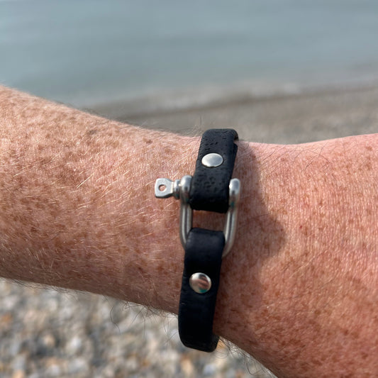 Cork D Shackle Bracelet