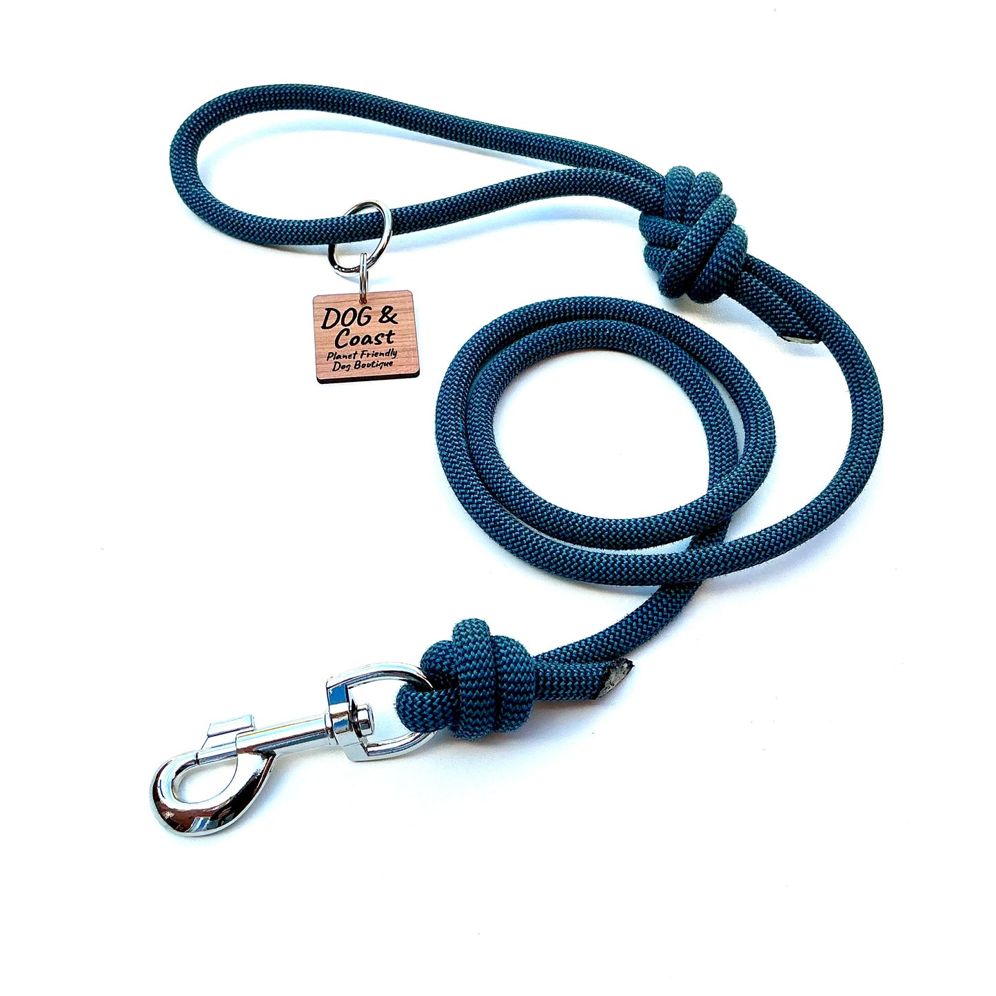 Blue Climbing Rope Lead