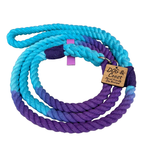 Turquoise & Purple Slip Lead