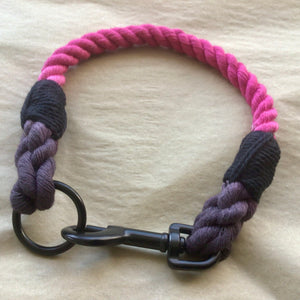 Hot Pink Rope Collar