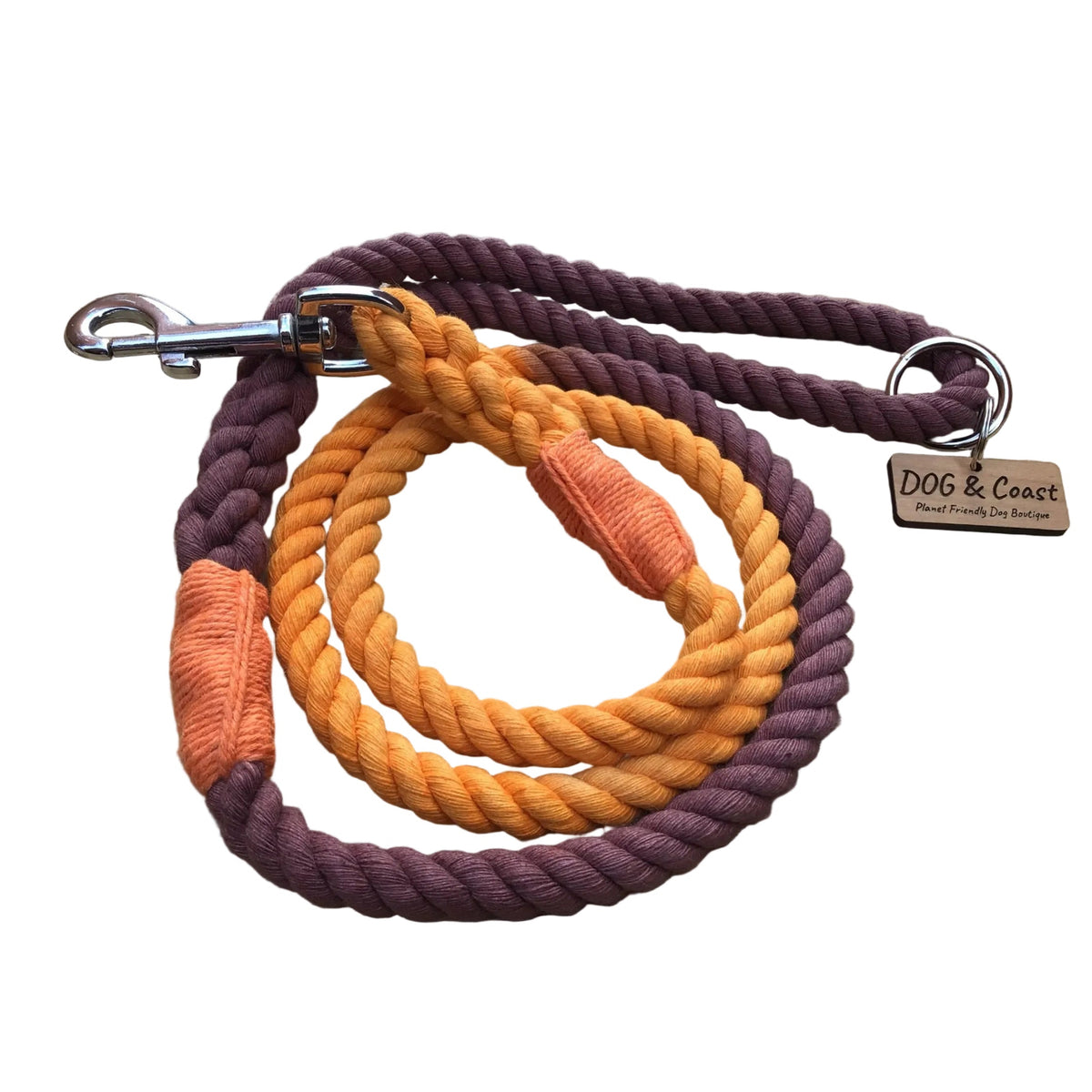 Rust Dog Rope Lead Spice It Up Rope Lead – DOG & Coast
