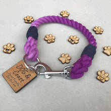 Load image into Gallery viewer, Purple Ombré Rope Collar
