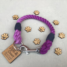 Load image into Gallery viewer, Purple Ombré Rope Collar
