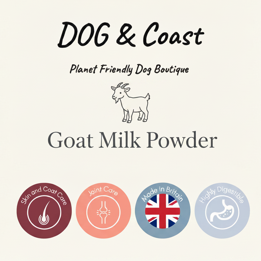 DOG & Coast Goat Milk Powder Label with Goat