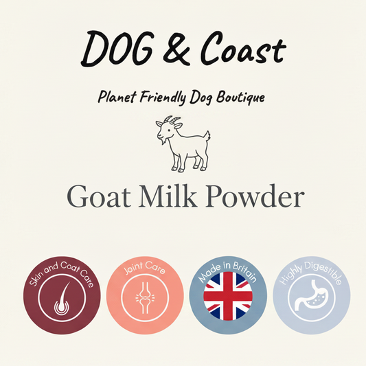 DOG & Coast Goat Milk Powder Label with Goat