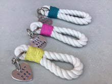 Load image into Gallery viewer, Dog Walker Rope Key Ring
