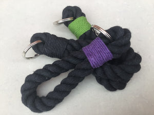 Black Rope Key Ring