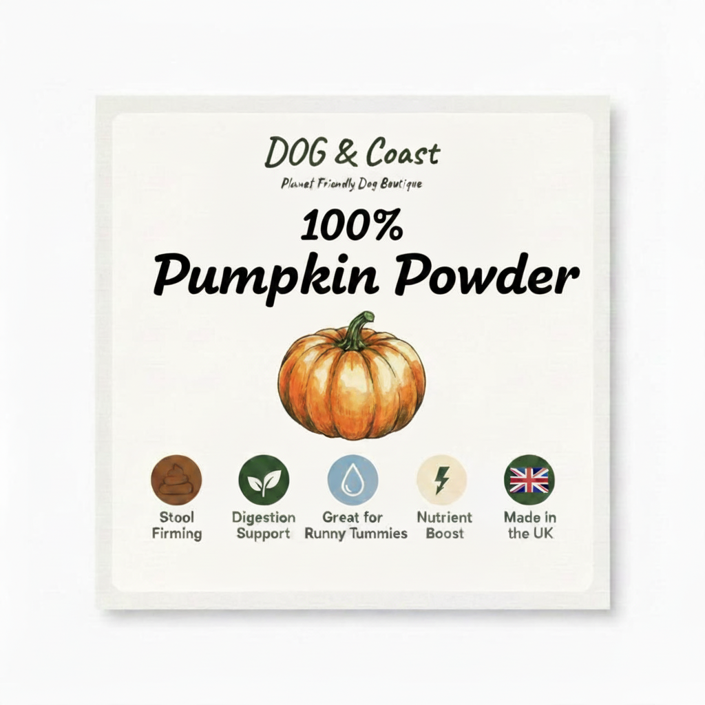 Pumpkin Powder Label - Black Text