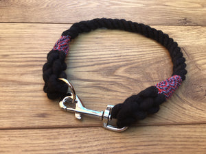 Black Rope Collar