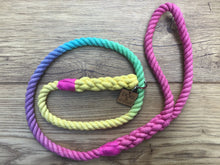 Load image into Gallery viewer, Rainbow Rope Lead
