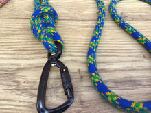 Load image into Gallery viewer, Blue &amp; Green Climbing Rope Lead
