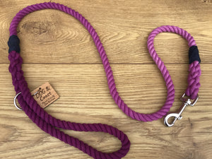Purple ombré Rope Lead