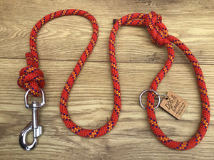 Red Climbing Rope Lead