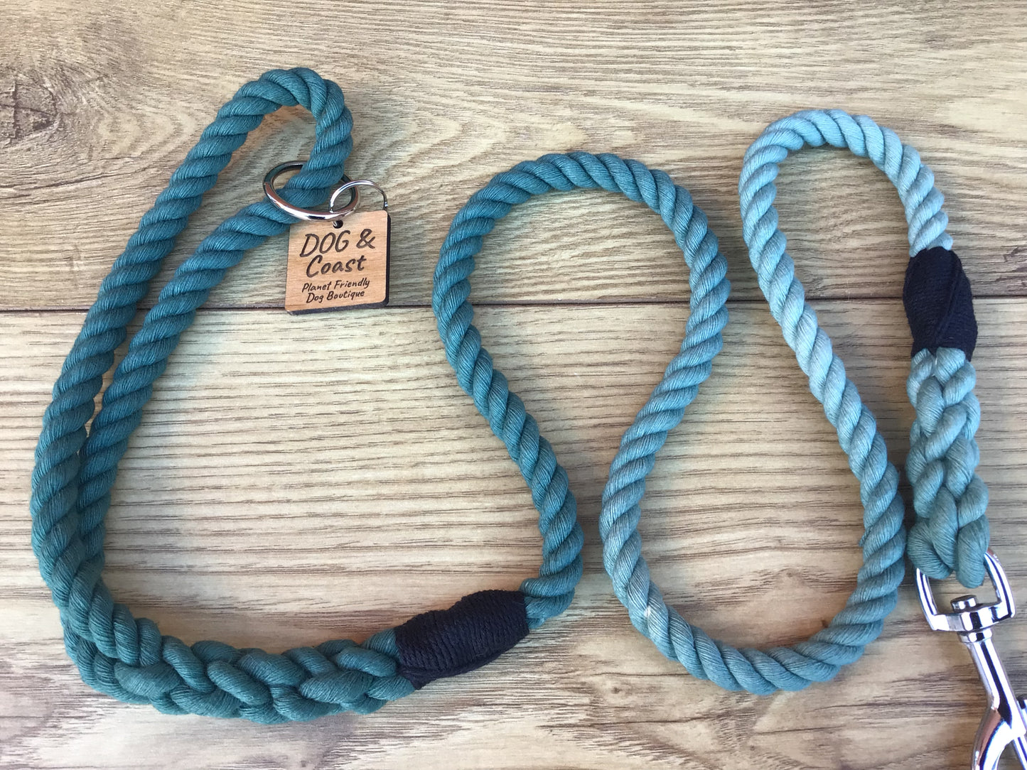 Green ombré Rope Lead