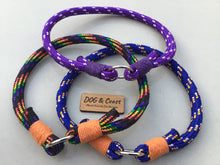 Load image into Gallery viewer, Rainbow PPM ID Rope Collar
