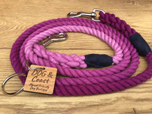Load image into Gallery viewer, Purple Ombré Double Ended Training Rope Lead
