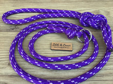 Load image into Gallery viewer, Purple Rope Slip Lead
