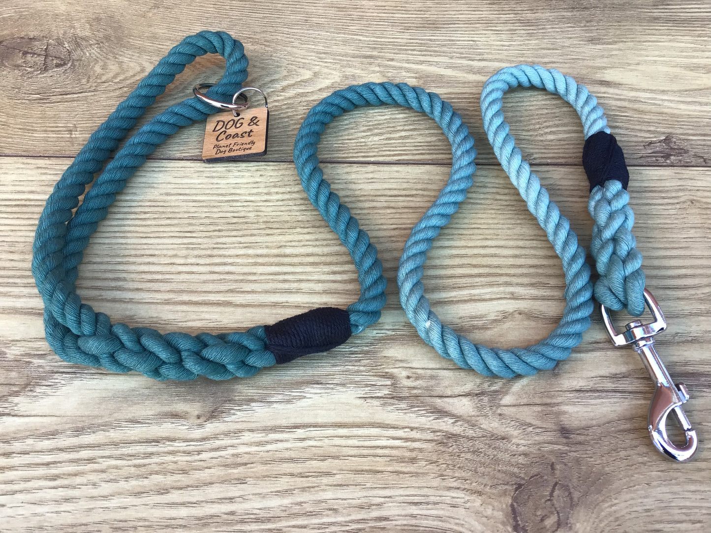 Green ombré Rope Lead