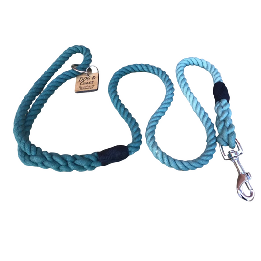 Green ombré Rope Lead