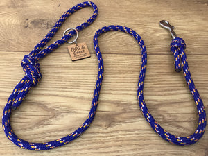 Blue Rope Dog Lead