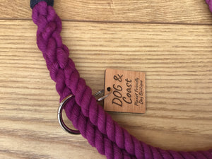 Purple ombré Rope Lead