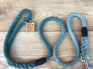 Green ombré Rope Lead