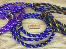 Load image into Gallery viewer, Purple Rope Slip Lead
