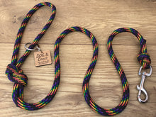 Load image into Gallery viewer, Rainbow Rope Dog Lead
