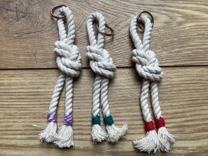 Knotted Rope Key Ring