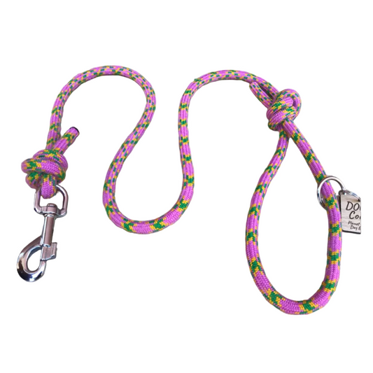 Pink Rope Dog Lead Climbing Rope Dog Leads – DOG & Coast