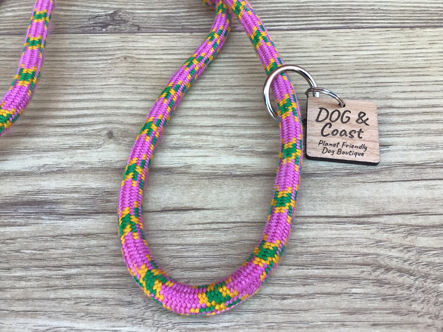 Pink Climbing Rope Lead