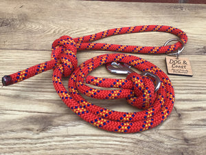 Red Climbing Rope Lead