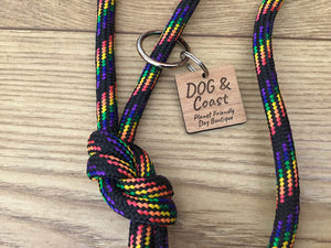 Rainbow Rope Dog Lead