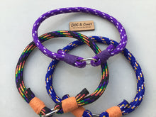Load image into Gallery viewer, Purple PPM ID Rope Collar

